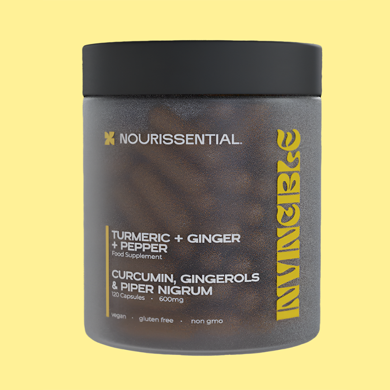 INVINCIBLE - TURMERIC +  GINGER + PEPPER CAPSULES